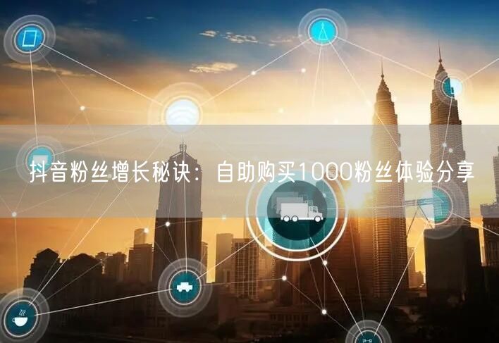 抖音粉丝增长秘诀:自助购买1000粉丝体验分享