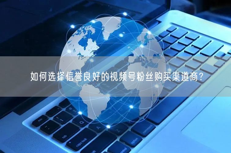 如何选择信誉良好的视频号粉丝购买渠道商？
