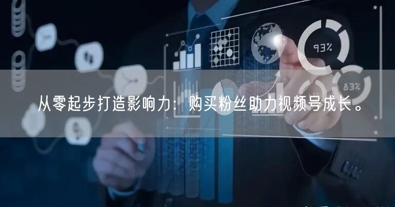 从零起步打造影响力:购买粉丝助力视频号成长。